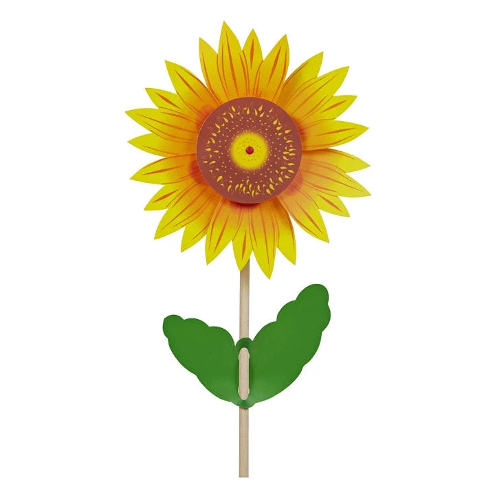 Whirly Sunflower (Girasole) Windmill - 26cm