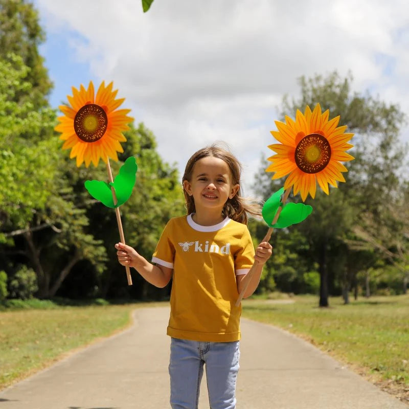 Whirly Sunflower (Girasole) Windmill - 26cm