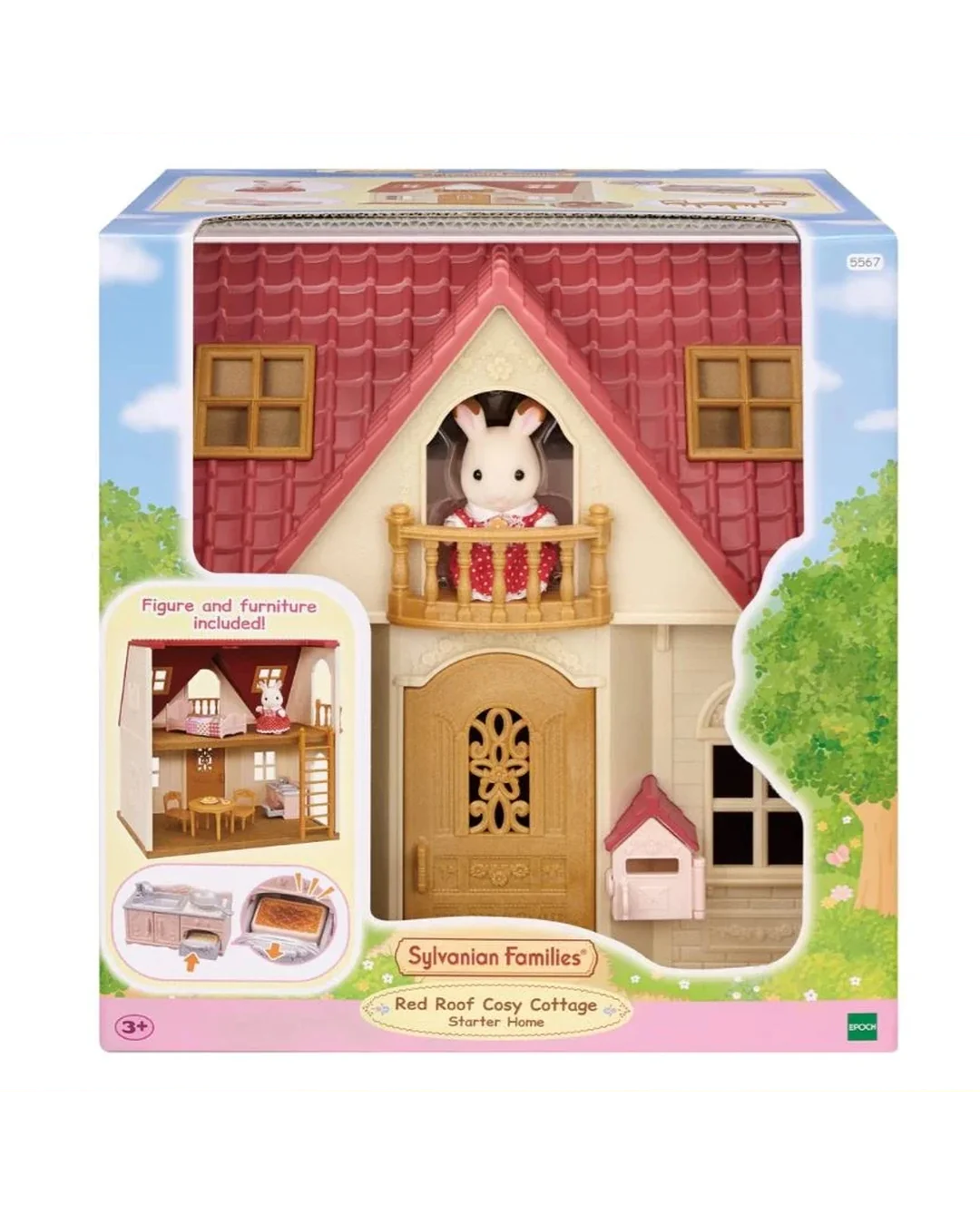 Sylvanian Families Red Roof Cosy Cottage Starter Home