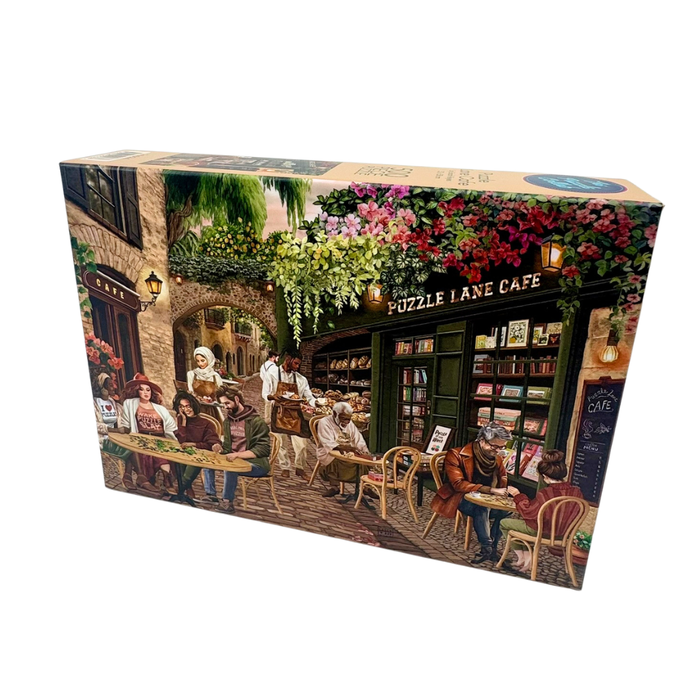 The Puzzle Collab Puzzle Lane Cafe 500pc Jigsaw Puzzle