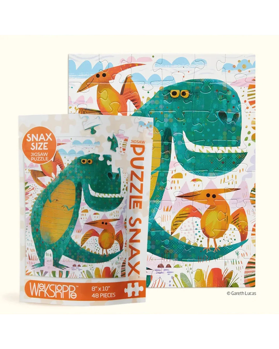 T Rex & Friends 48 Pce - Puzzle Snax