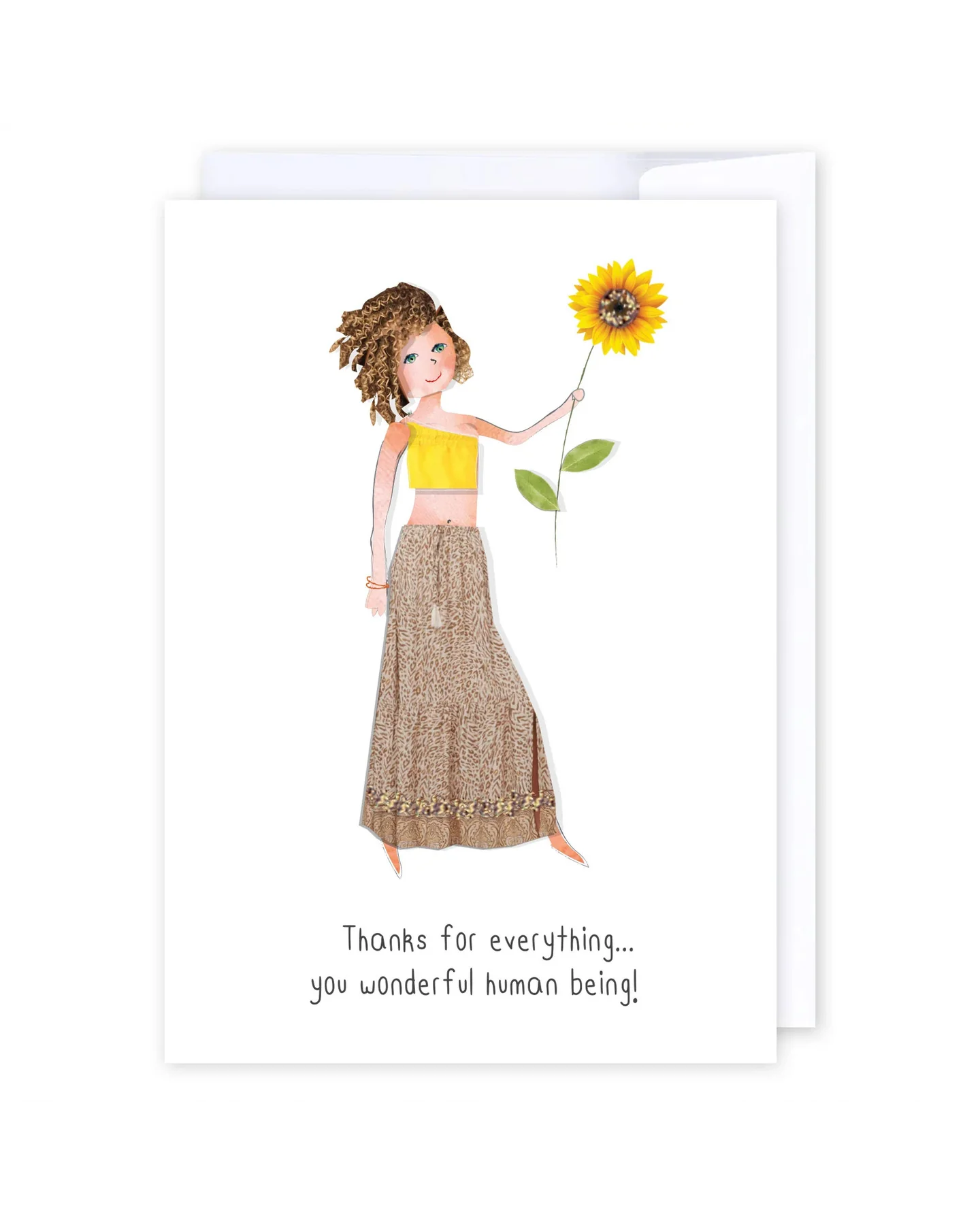 Thanks to a wonderful human Greeting Cards