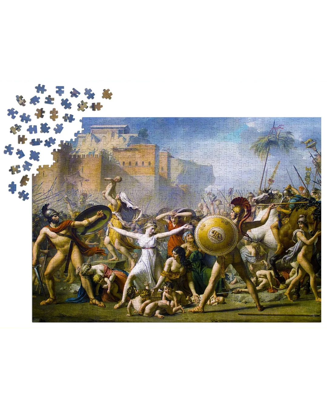 Enjoy Puzzle The Intervention of the Sabine Women 1000-Piece Jigsaw Puzzle-4