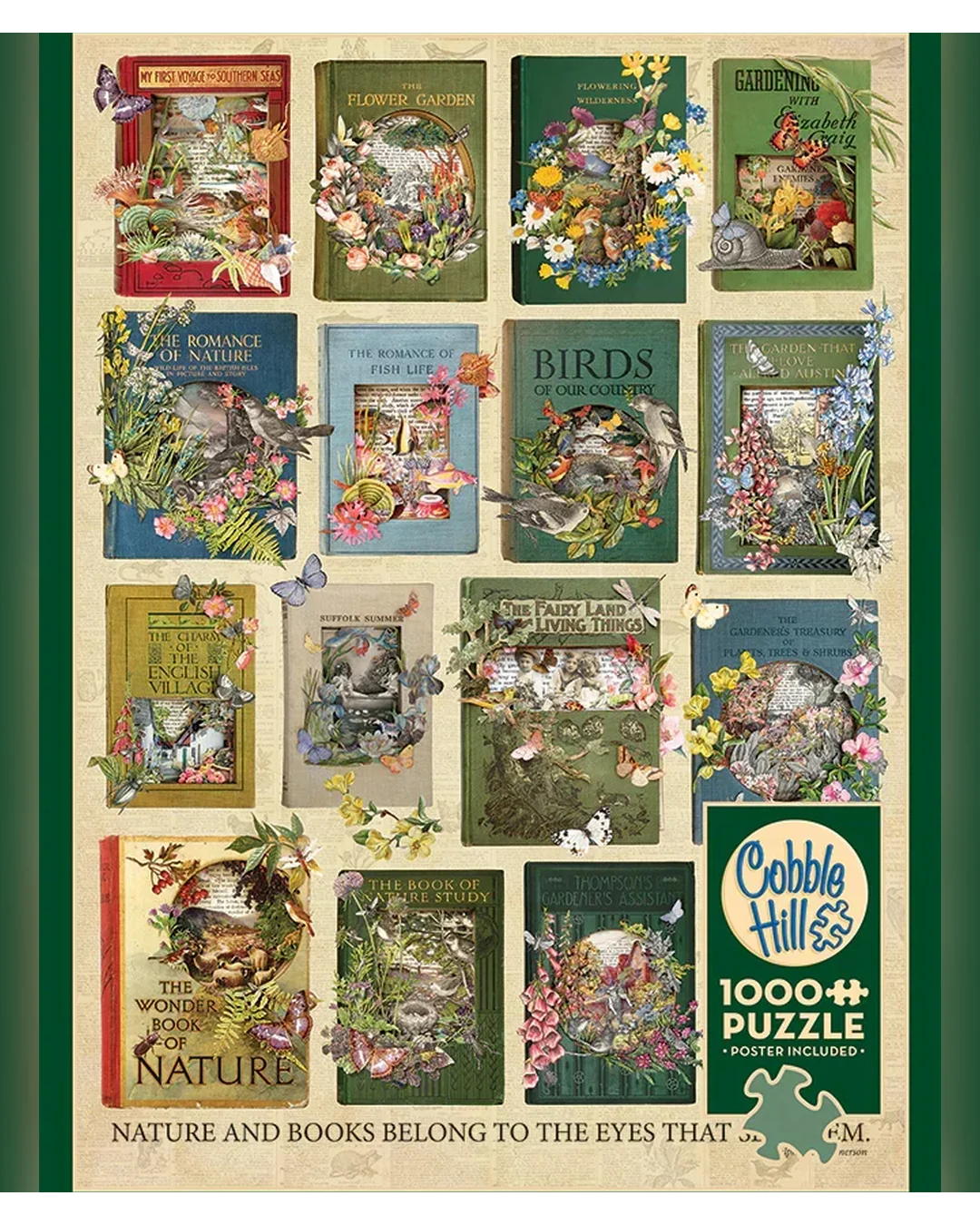 Cobble Hill The Nature of Books 1000-Piece Jigsaw Puzzle-3