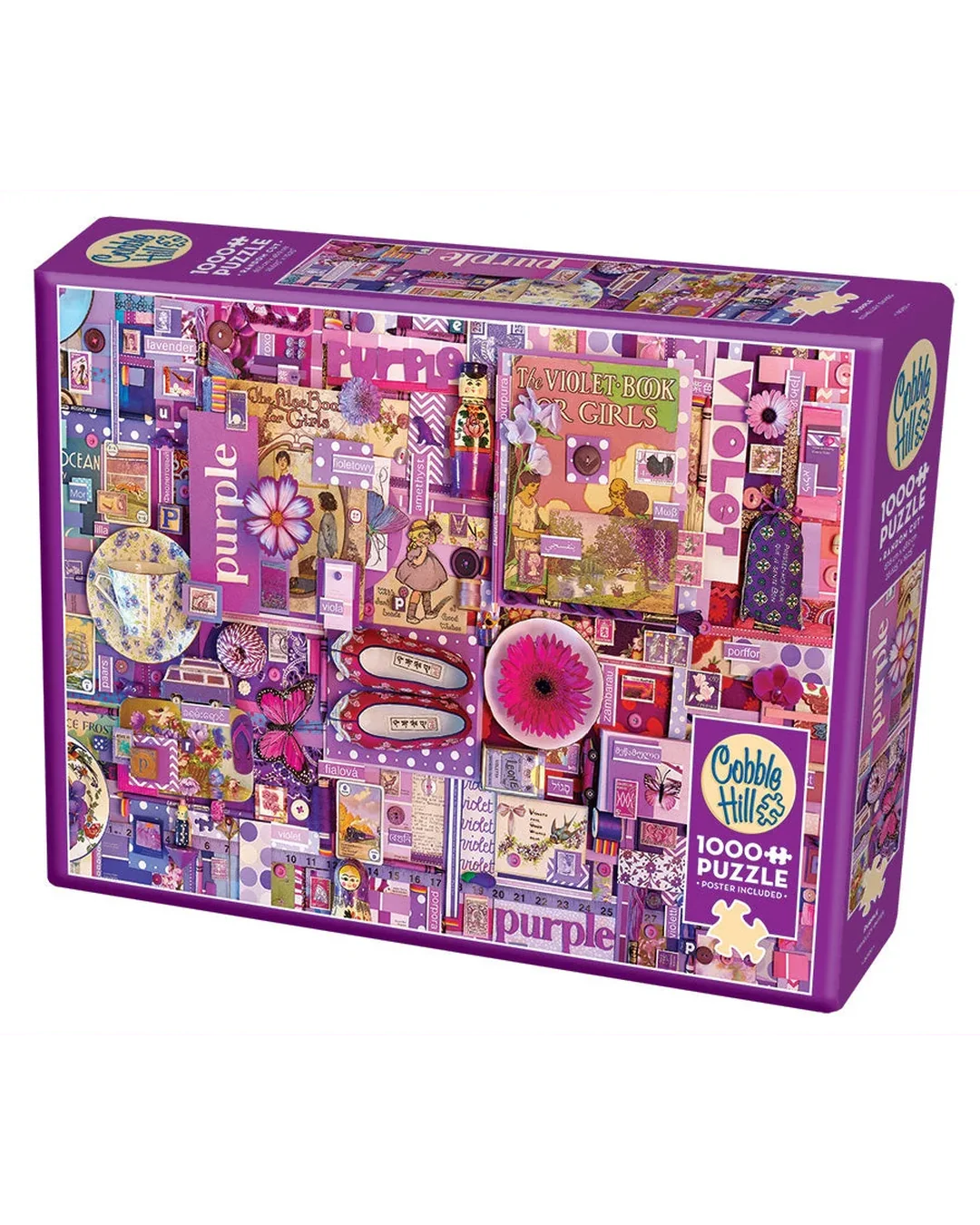Cobble Hill The Rainbow Project Purple 1000-Piece Jigsaw Puzzle