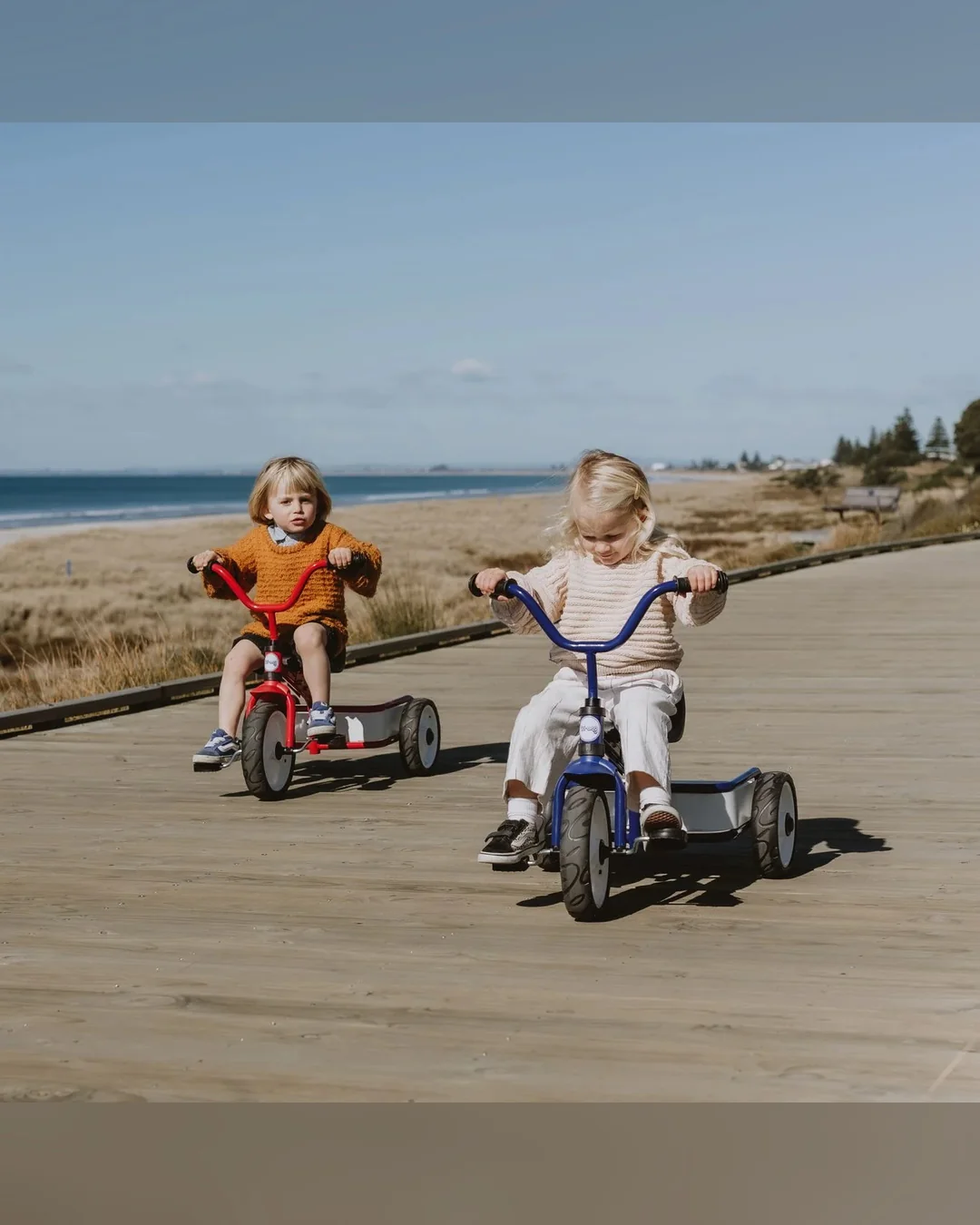 Tri-ang 2.0 Tuff Trike with Push Bar – Red Children’s trike with push bar