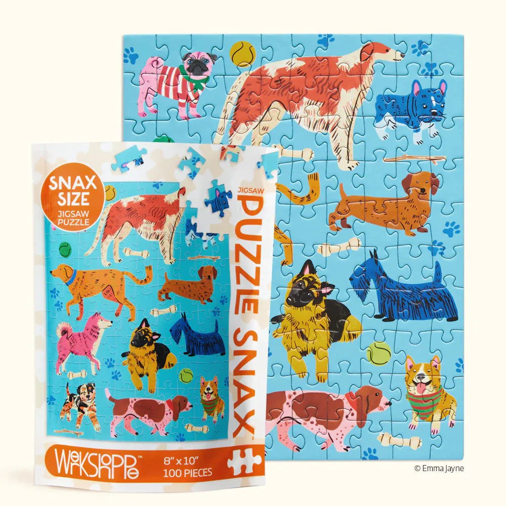 WerkShoppe - Pooches Playtime - Snax 100 Pce - Puzzle Snax