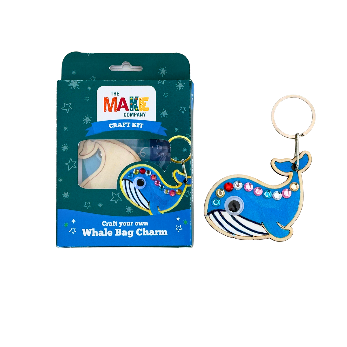 Craft Your Own Whale Bag Charm - The Make Company Craft Kit