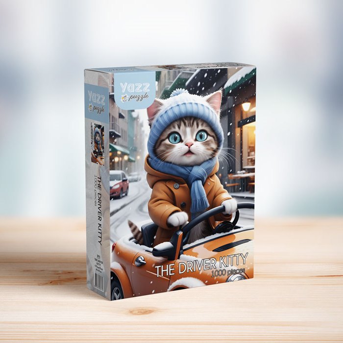 Driver Kitty 1000pc Jigsaw Puzzle