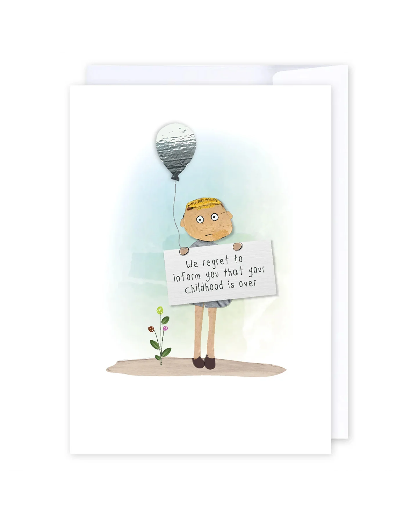 Your childhood is over Greeting Cards