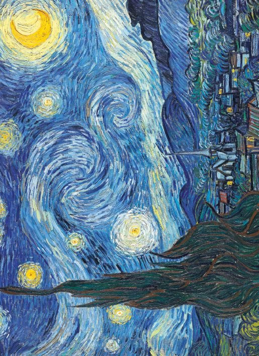 The Starry Night June 1889 - Card