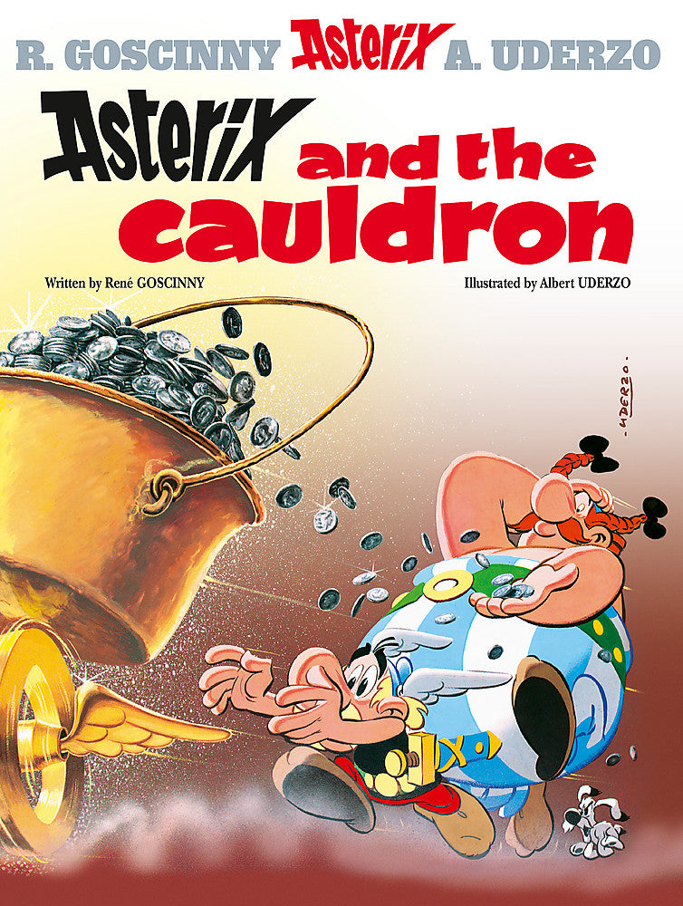 Front cover of Asterix and the Cauldron: Album 13 hardback Asterix comic
