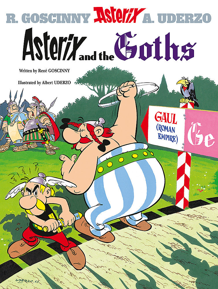 Front cover of Asterix and the Goths: Album 3 hardback Asterix comic