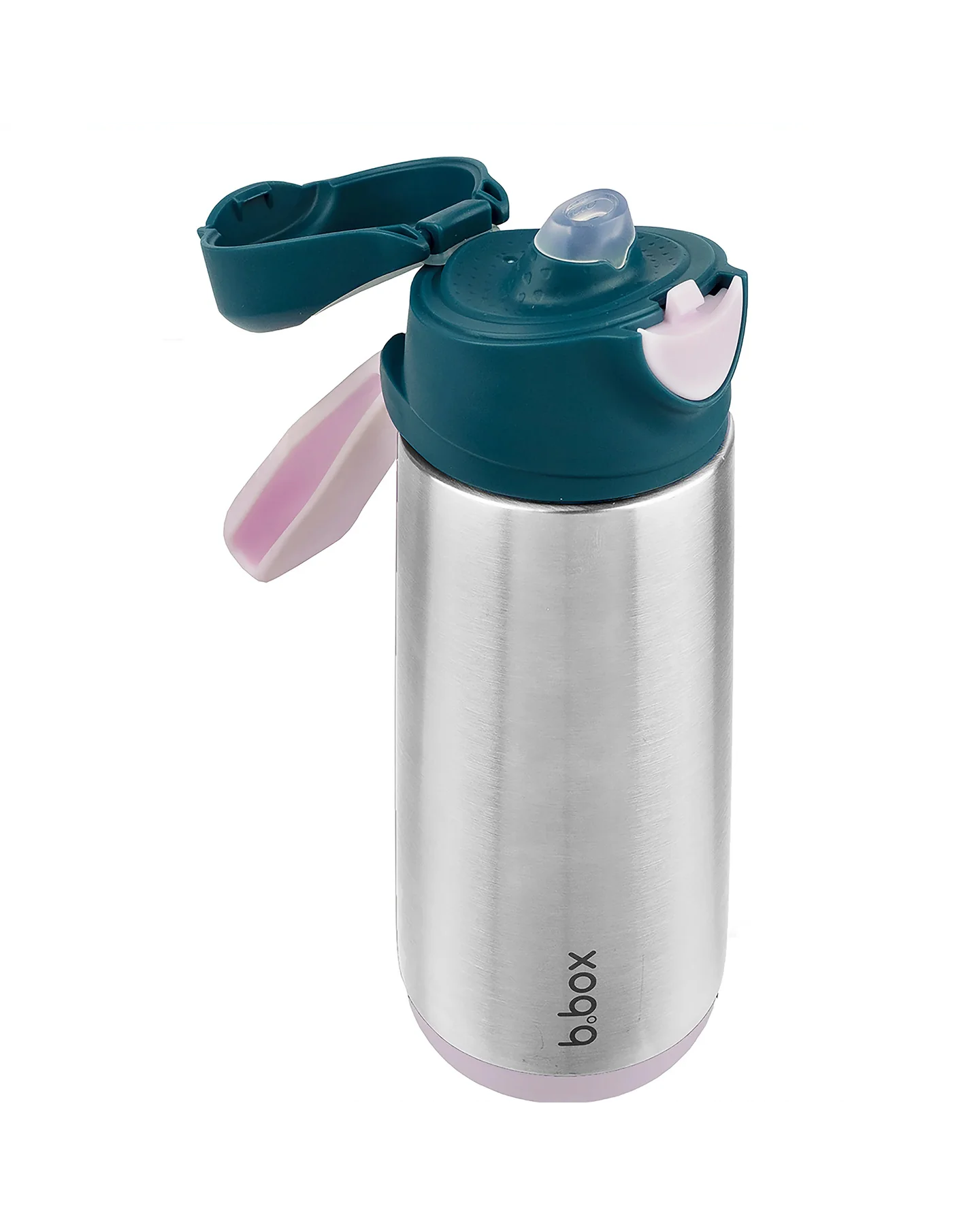 B.BOX 500ml Insulated Sport Spout Drink Bottle Indigo Rose