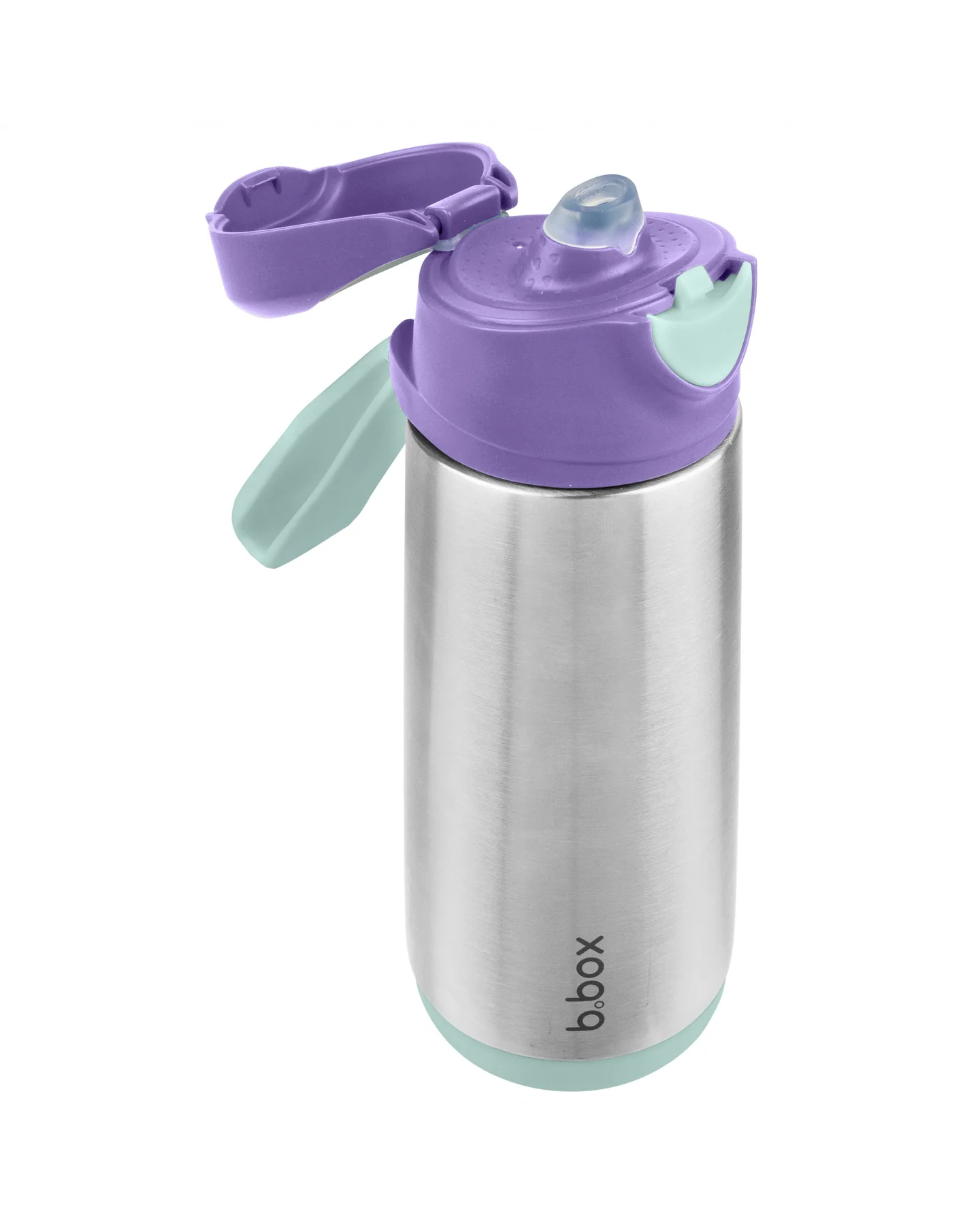 B.BOX 500ml Insulated Sport Spout Drink Bottle Lilac Pop