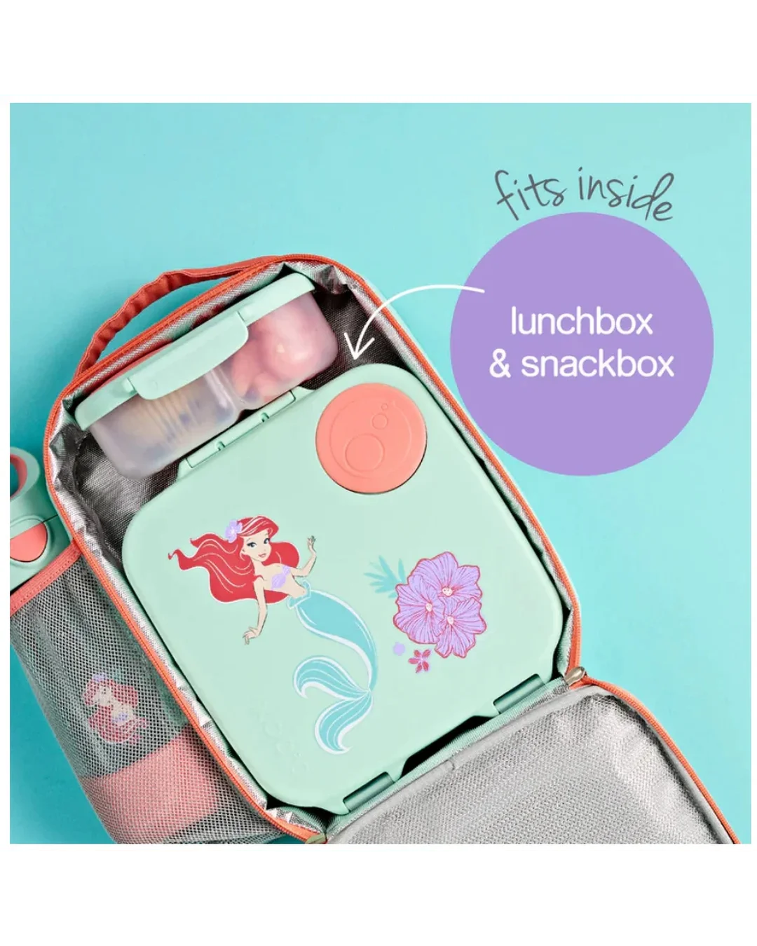 B.BOX Insulated Lunch Bag Little Mermaid