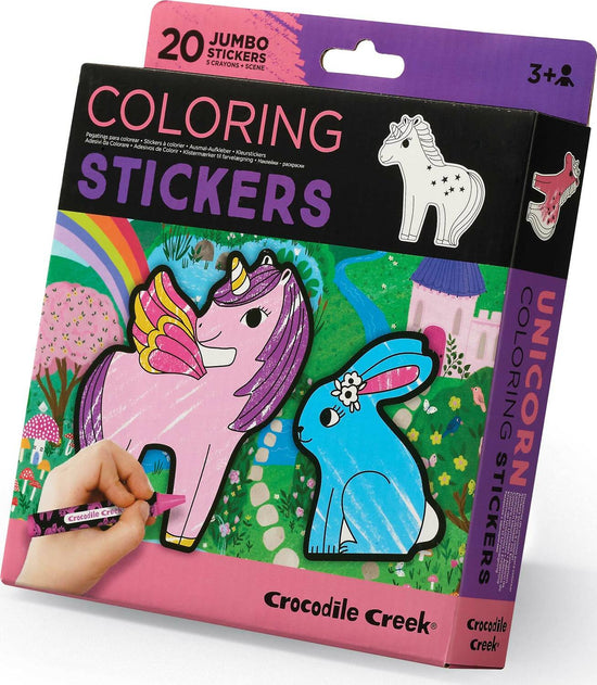 Crocodile Creek Colouring Stickers – Unicorn