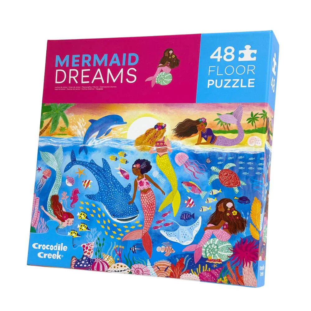 Croc Creek 48pc Puzzle - Mermaid Dreams