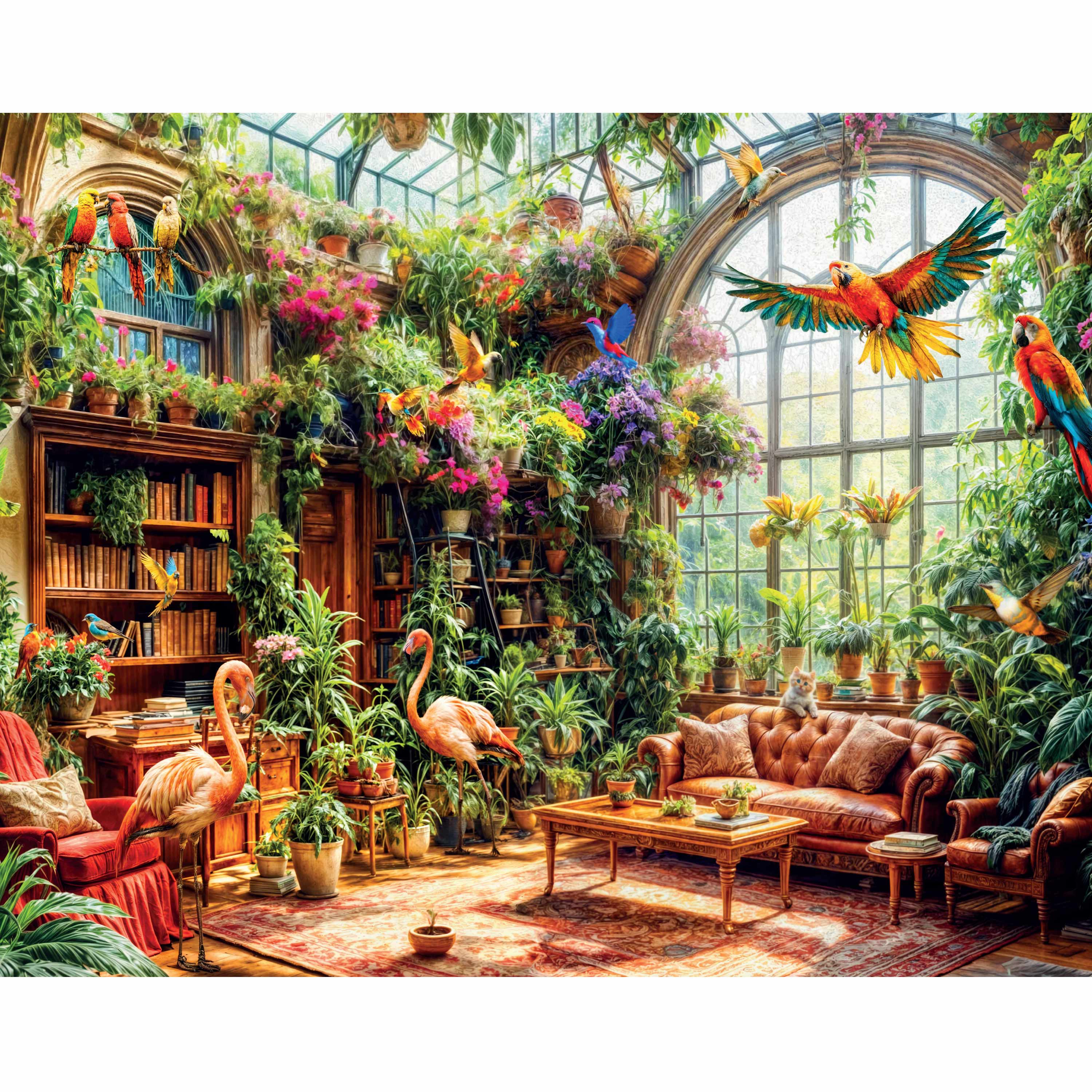 Mindbogglers Artisan 1000pc Greenhouse Library