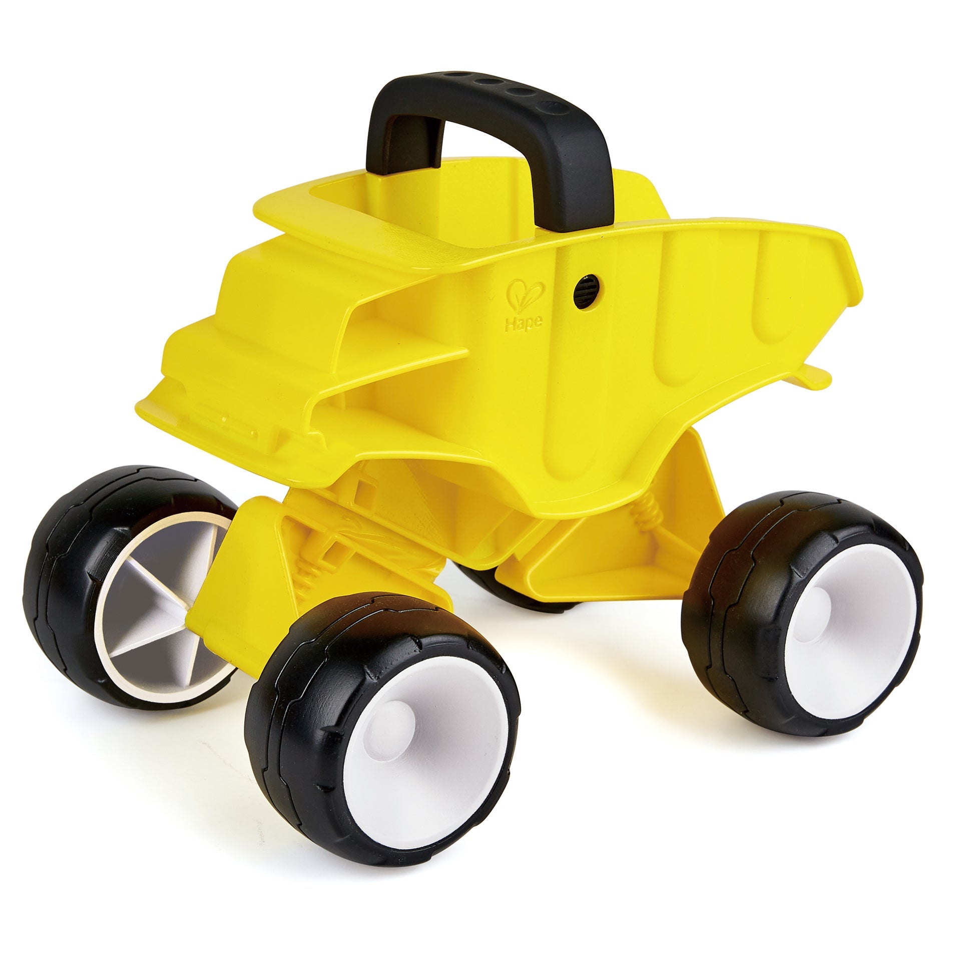 hape-dump-truck-yellow