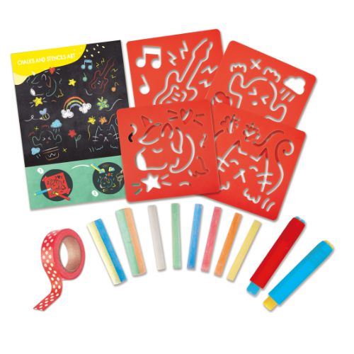 hape-chalks-and-stencils-art