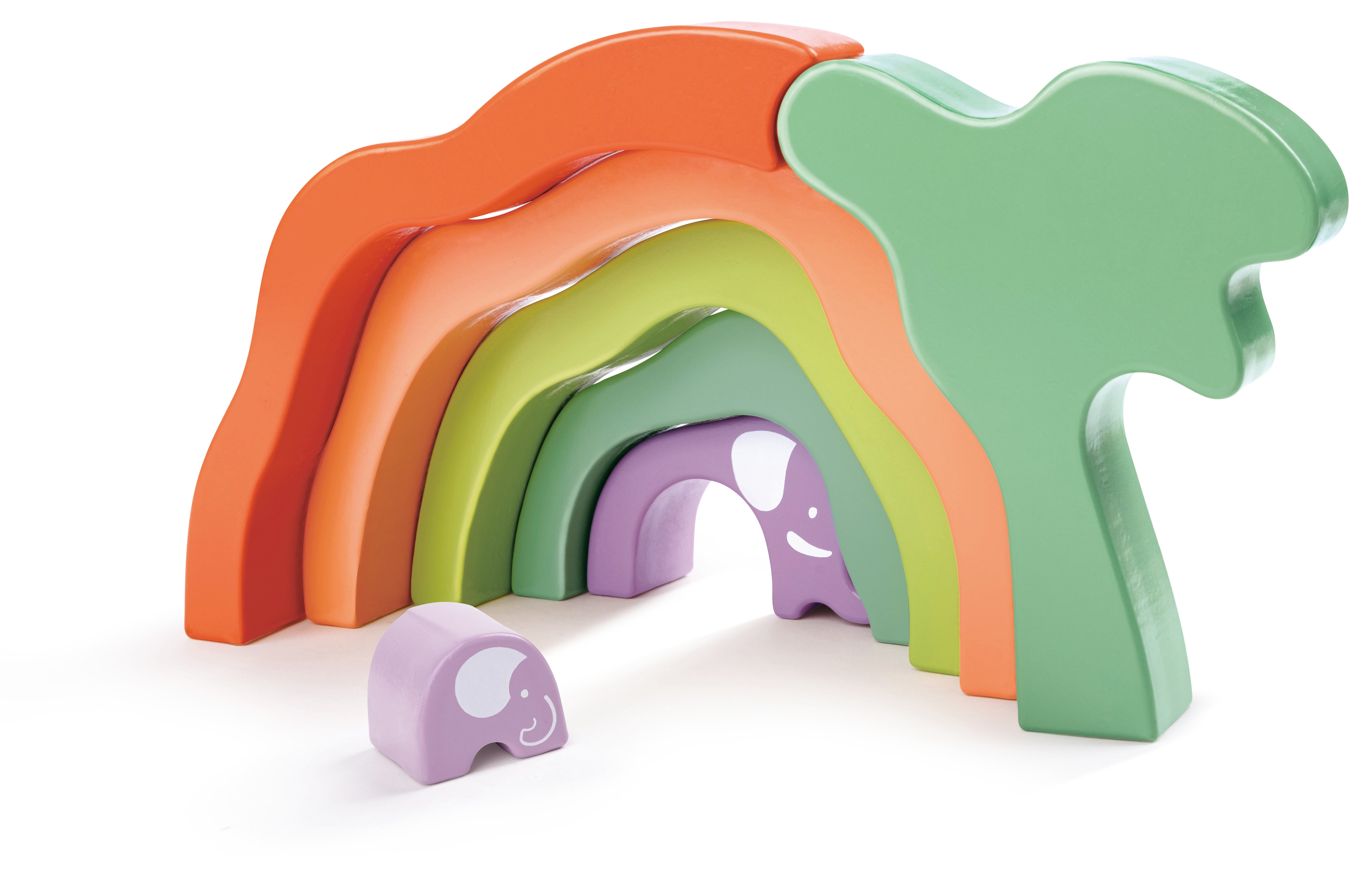 hape-safari-elephant-stacking-blocks