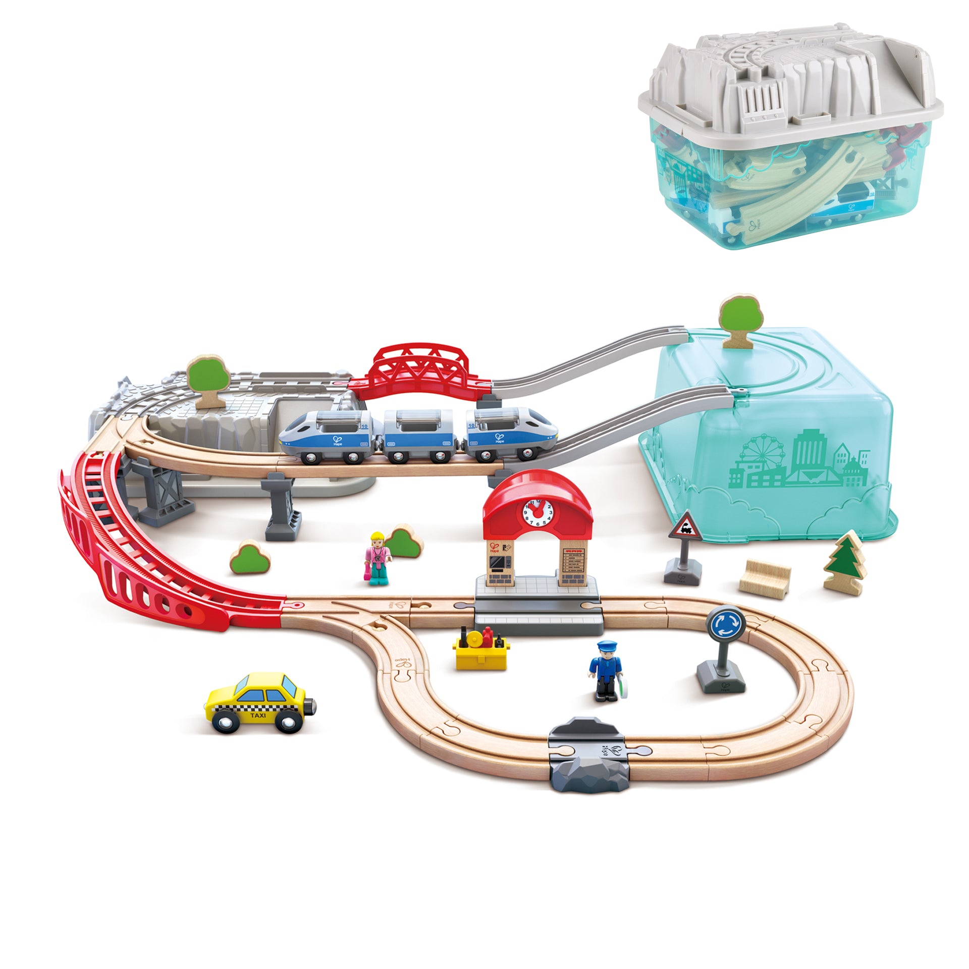 hape-city-train-bucket-set