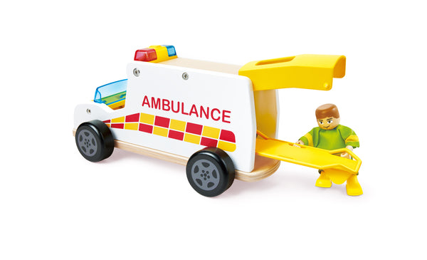 hape-rapid-response-toy-ambula