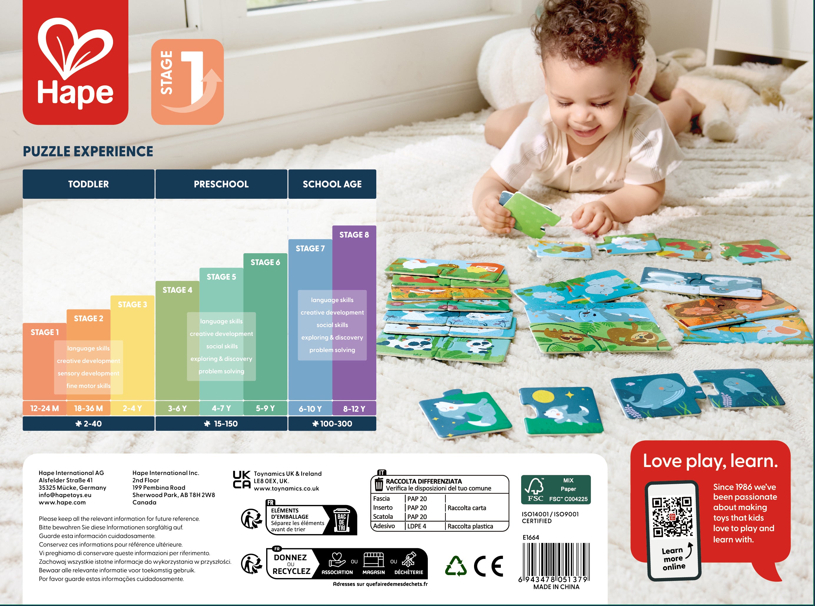 hape-animal-family-pairing-puz
