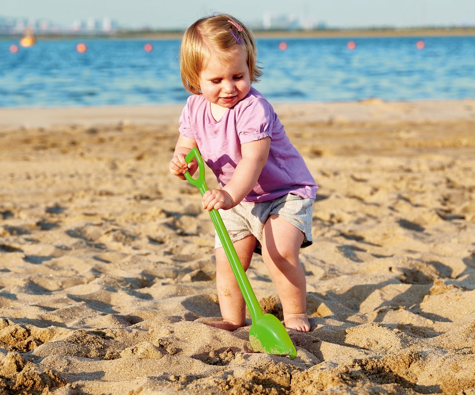 hape-mighty-shovel-green-40cm