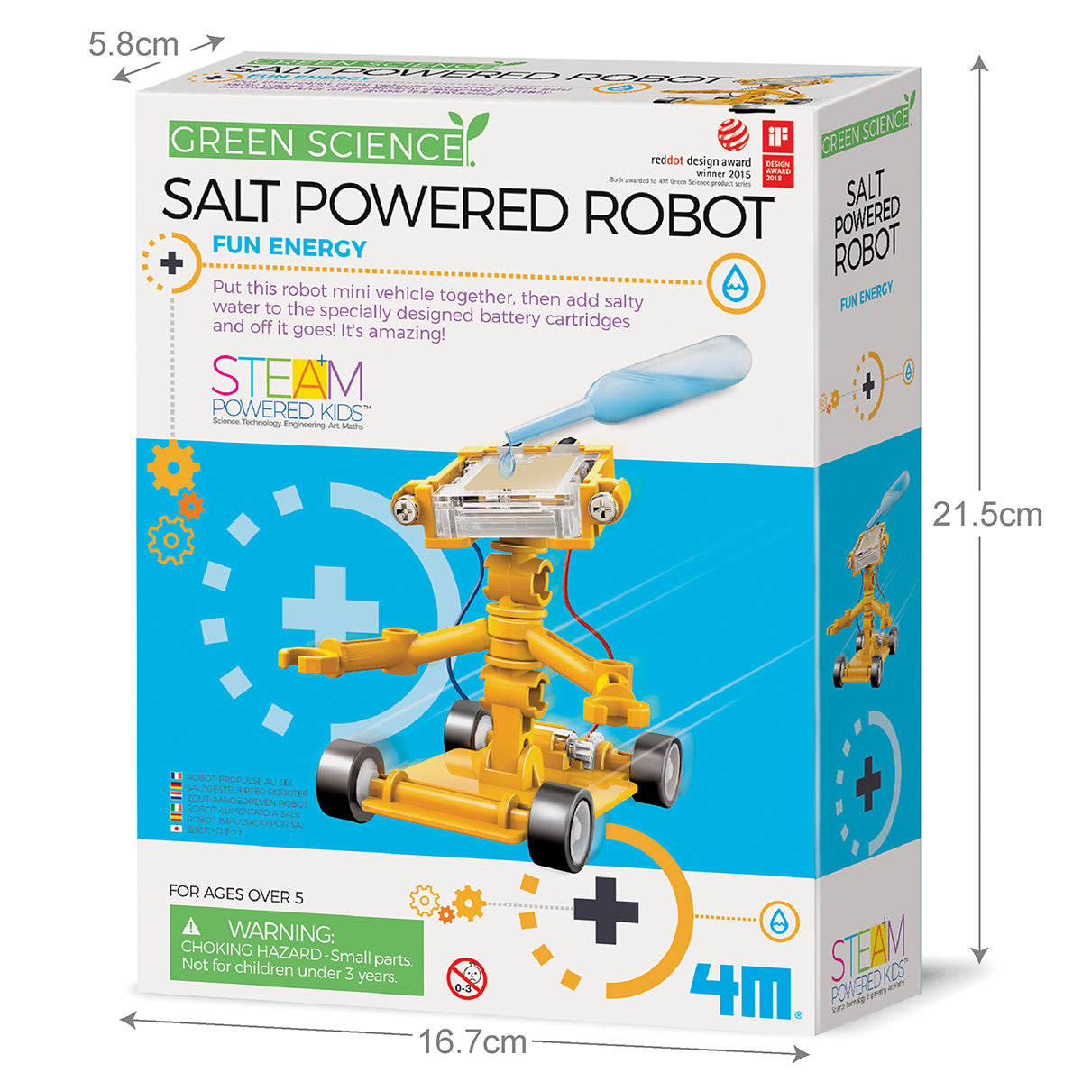 Salt-Powered Robot