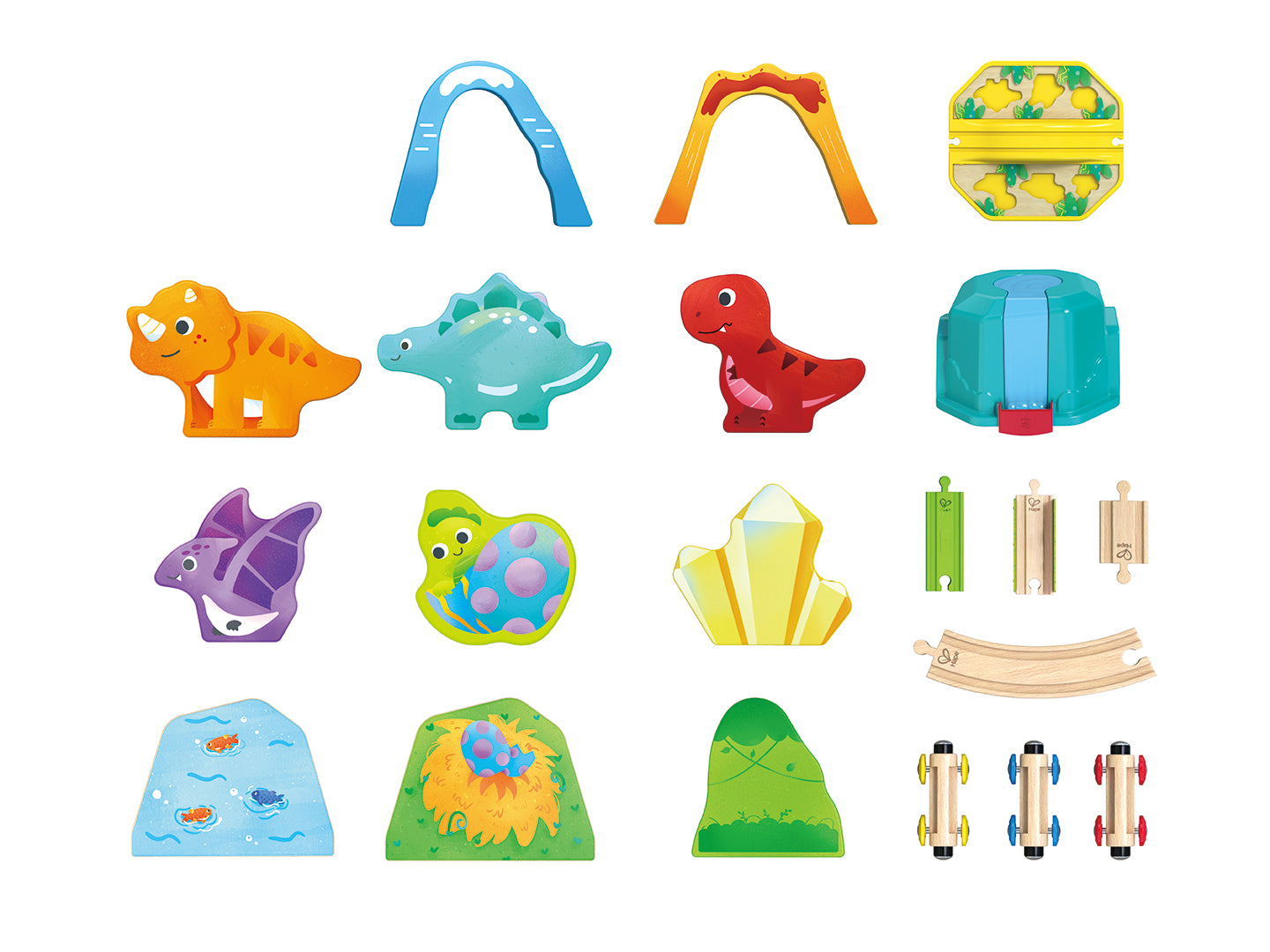 hape-dinosaur-train-bucket-set