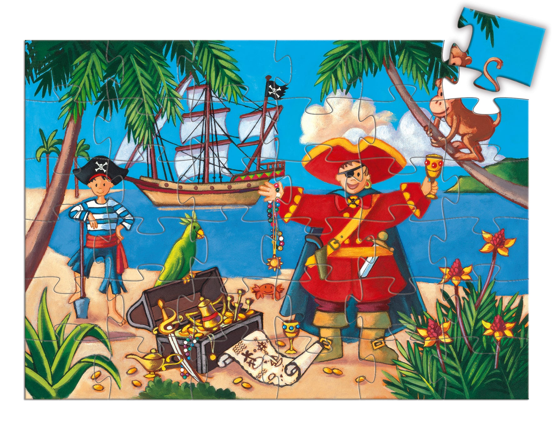 Pirate & Treasure 36pc