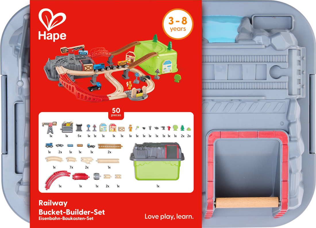 hape-railway-bucket-builder-set