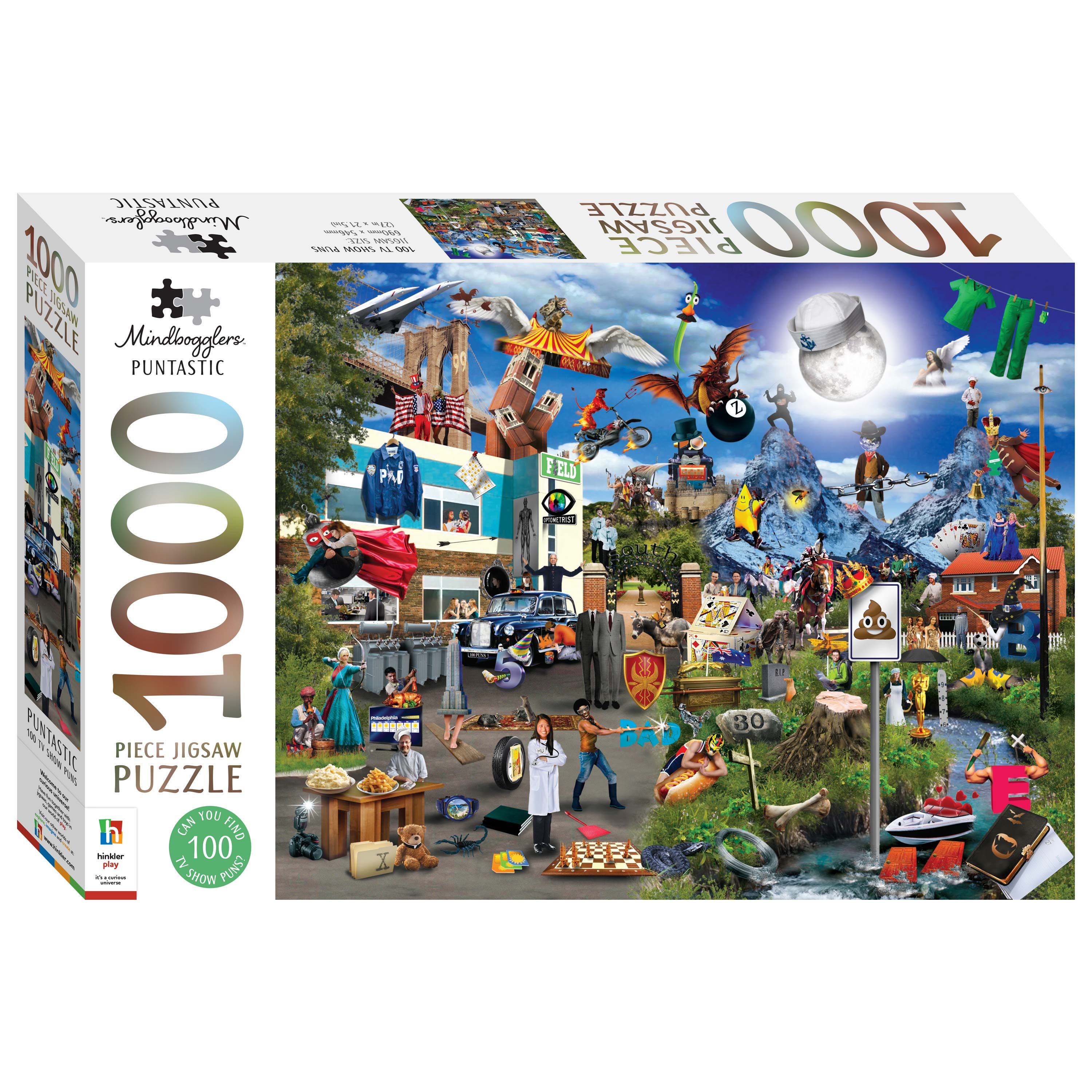 Mindbogglers 1000pc Jigsaw TV Shows