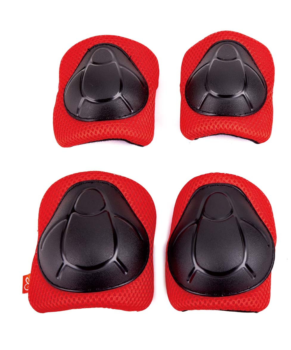 hape-adventurer-knee-and-elbow-pads-red
