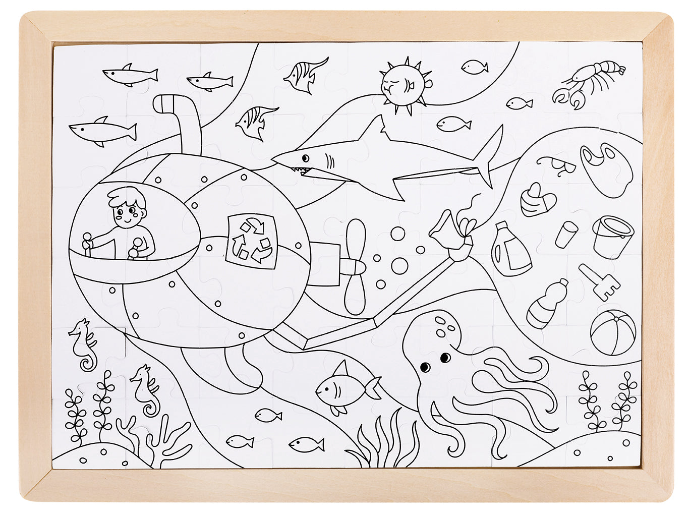 hape-double-sided-colour-puzzle-48pc-ocean-rescue