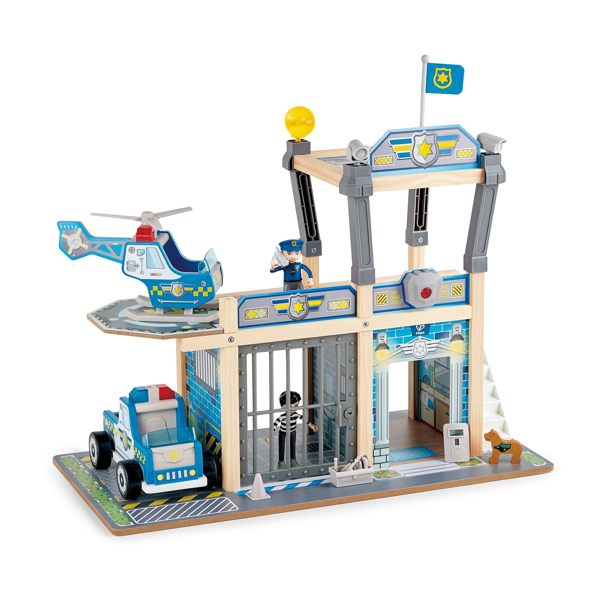 hape-metro-police-dept-playset