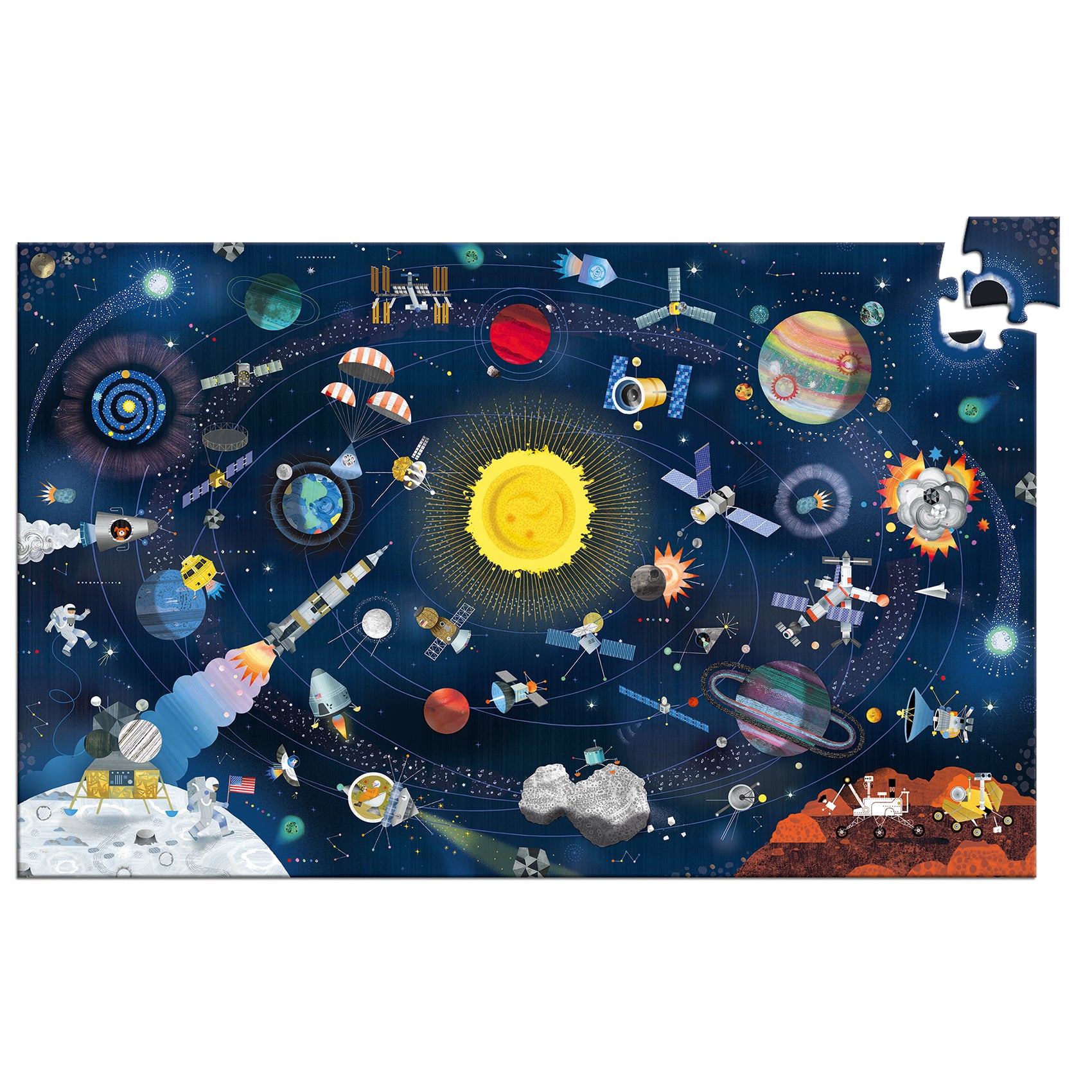 Puzzle - The Space + Booklet 200pc