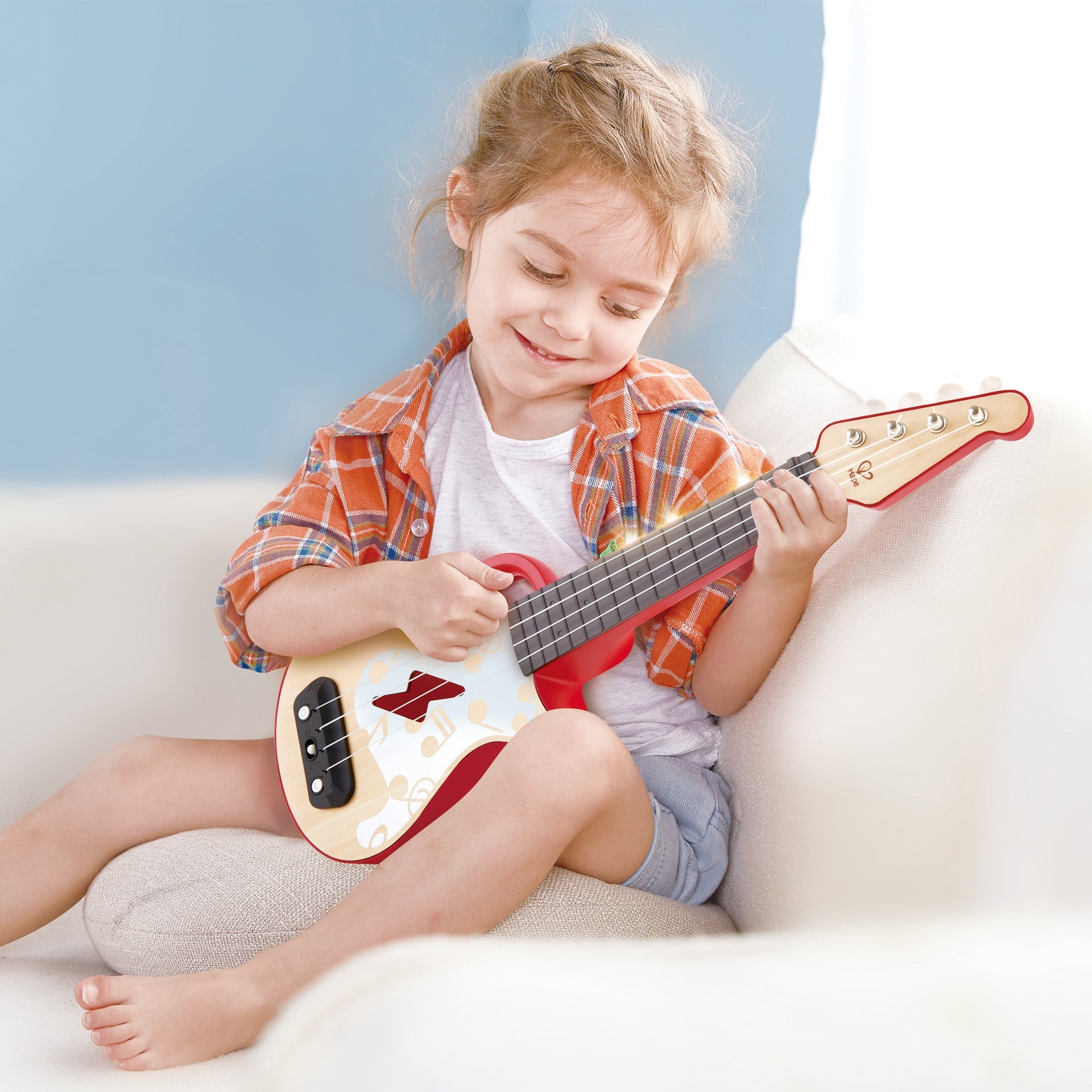hape-learn-with-lights-ukulele-red