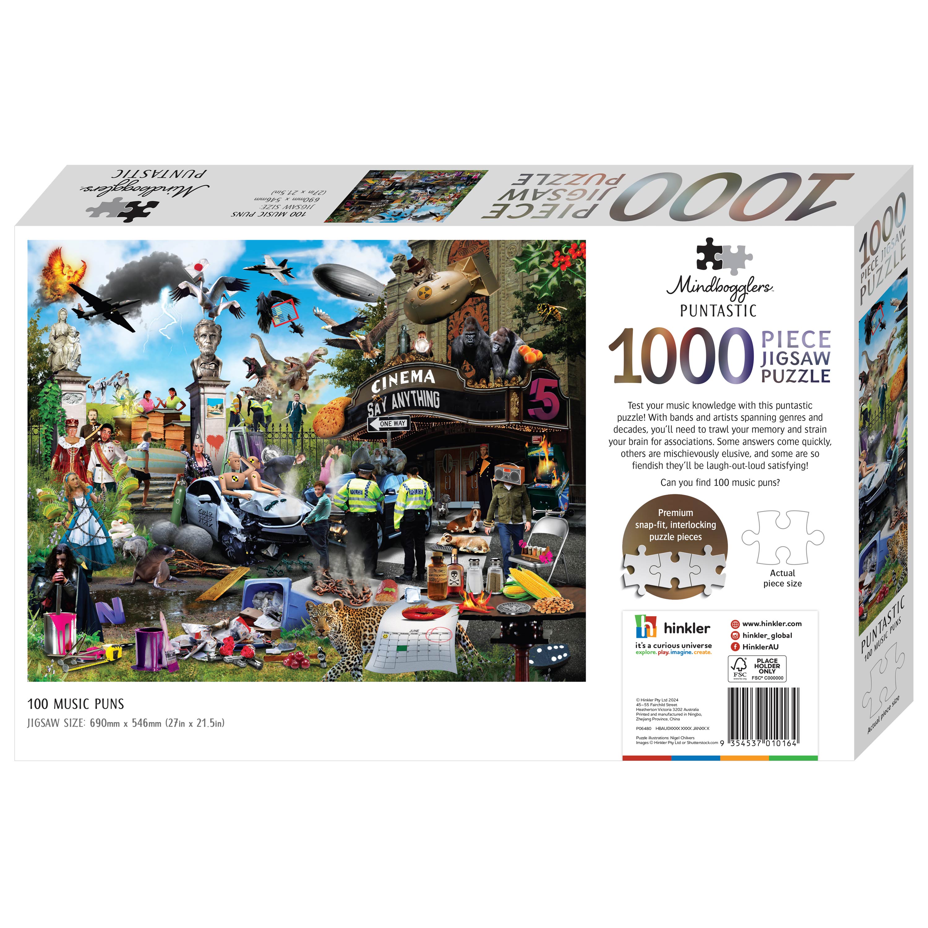 Mindbogglers 1000pc Jigsaw Music