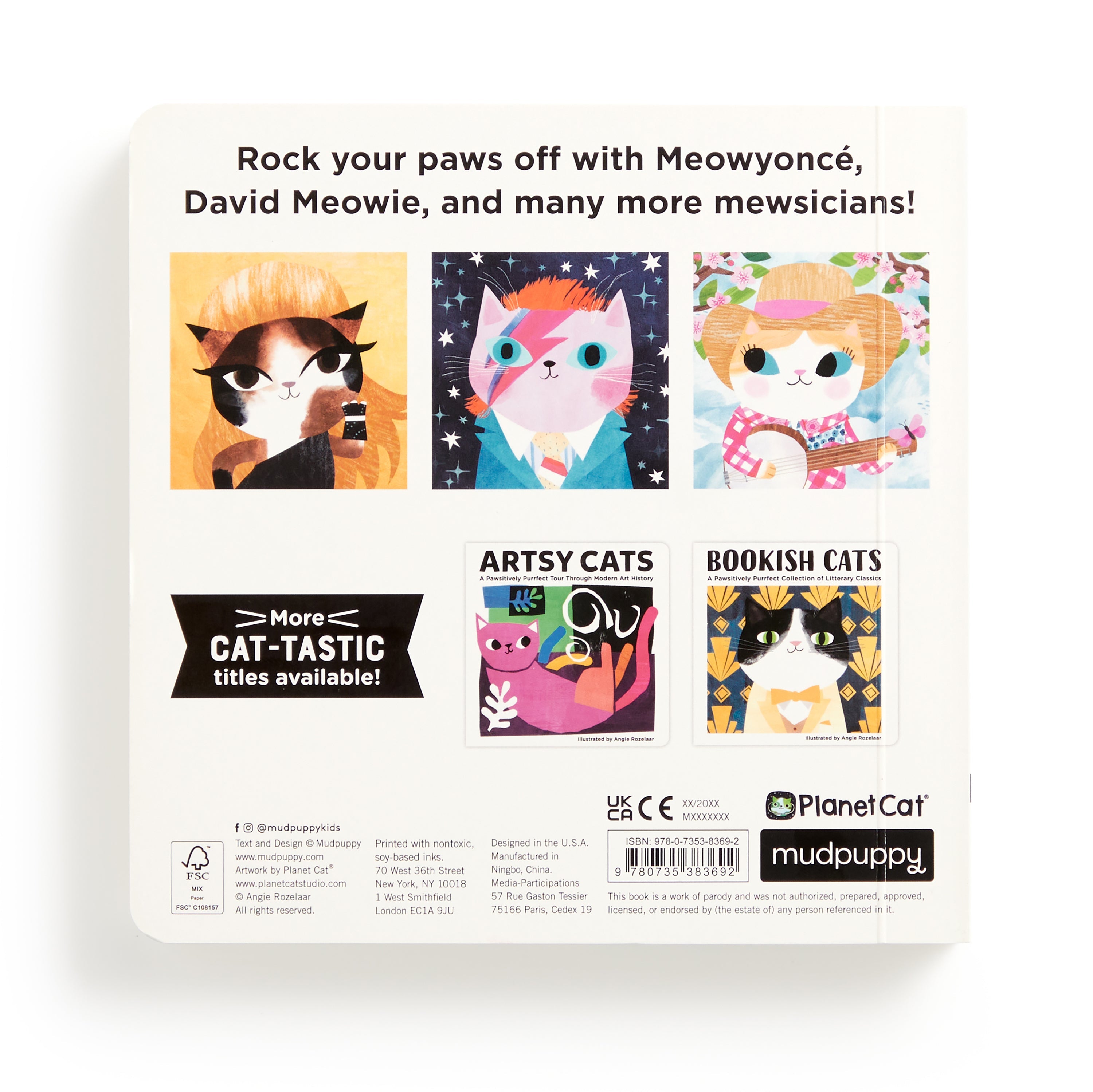 Music Cats Board Book