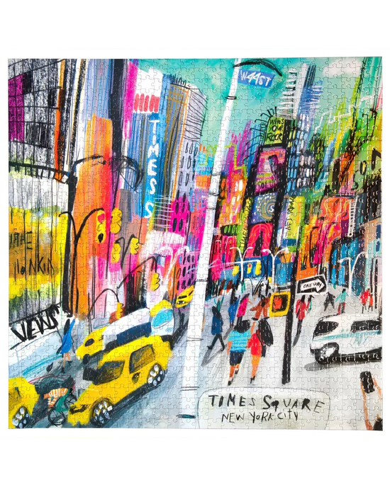 eeBoo Times Square 1000-Piece Jigsaw Puzzle