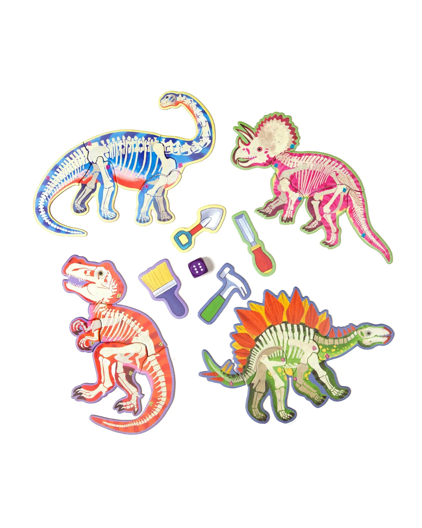 eeBoo Roll for the Dinosaur Dice Game Dice Game