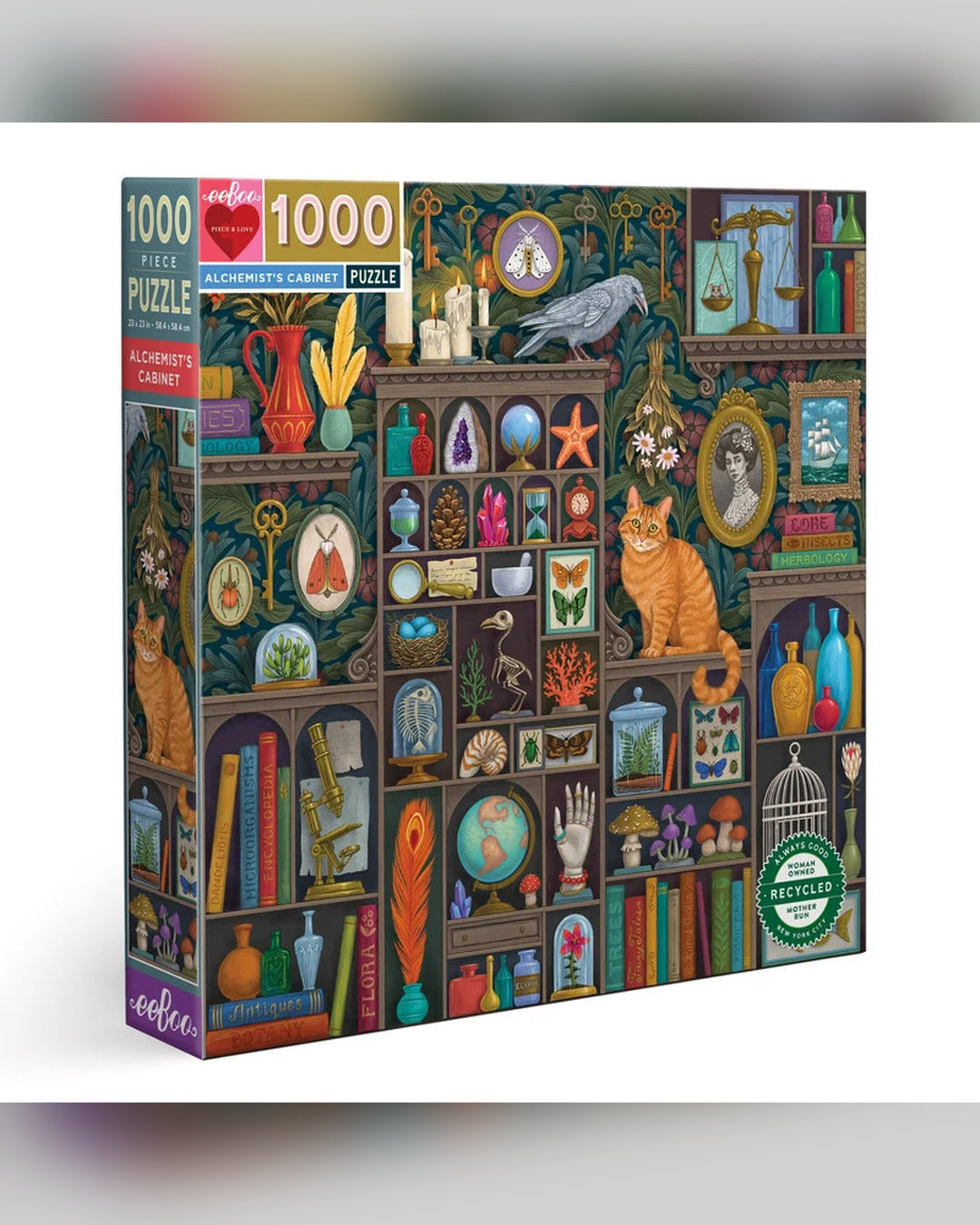 eeBoo 1000pc Puzzle: Alchemist's Cabinet