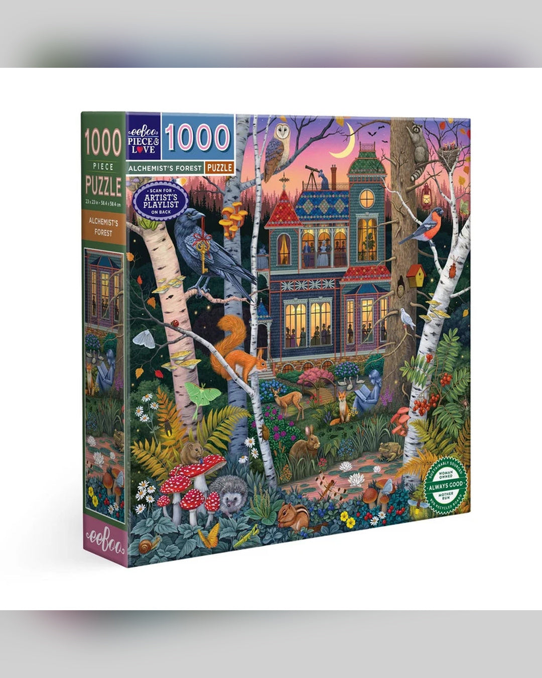eeBoo 1000pc Puzzle Alchemists Forest Sq