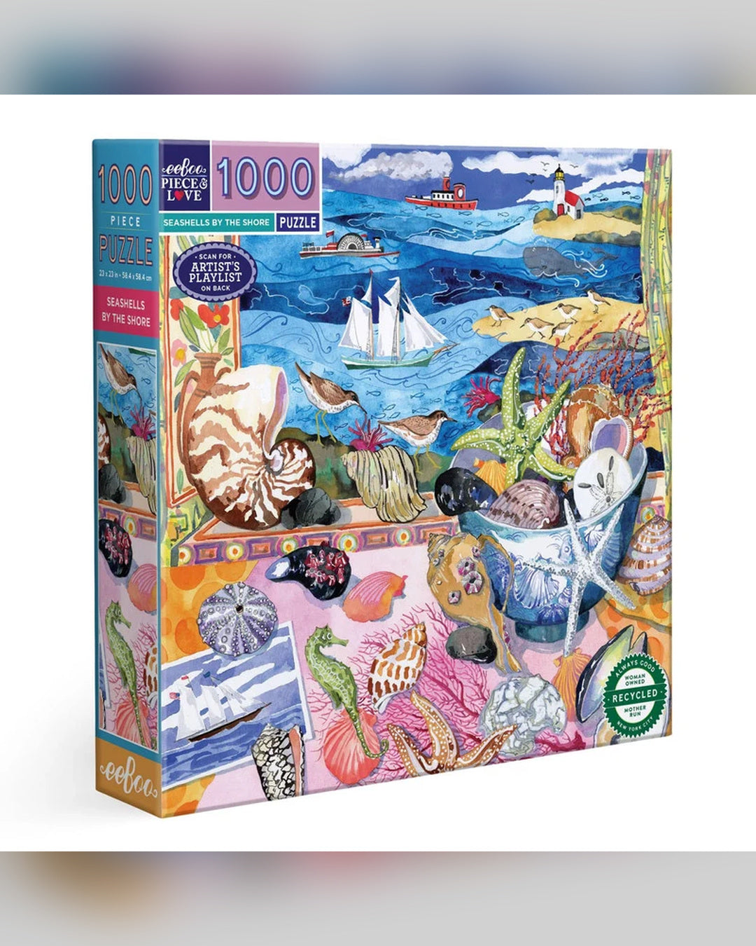 eeBoo 1000pc Puzzle Seashells