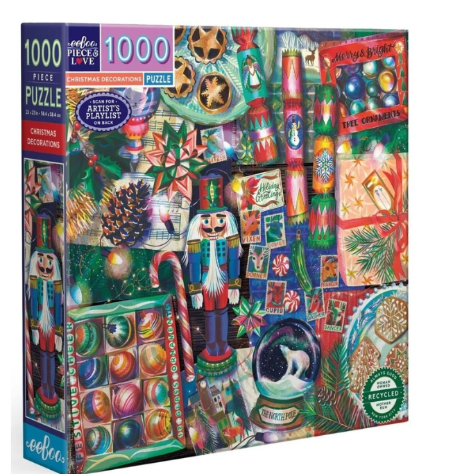 eeBoo 1000pc Puzzle Christmas Decorations