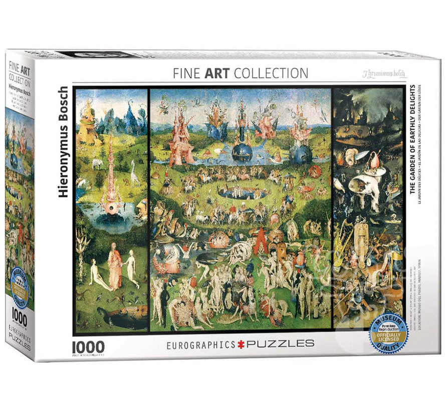 Eurographics Bosch Garden of Earthly Delights 1000-piece puzzle box