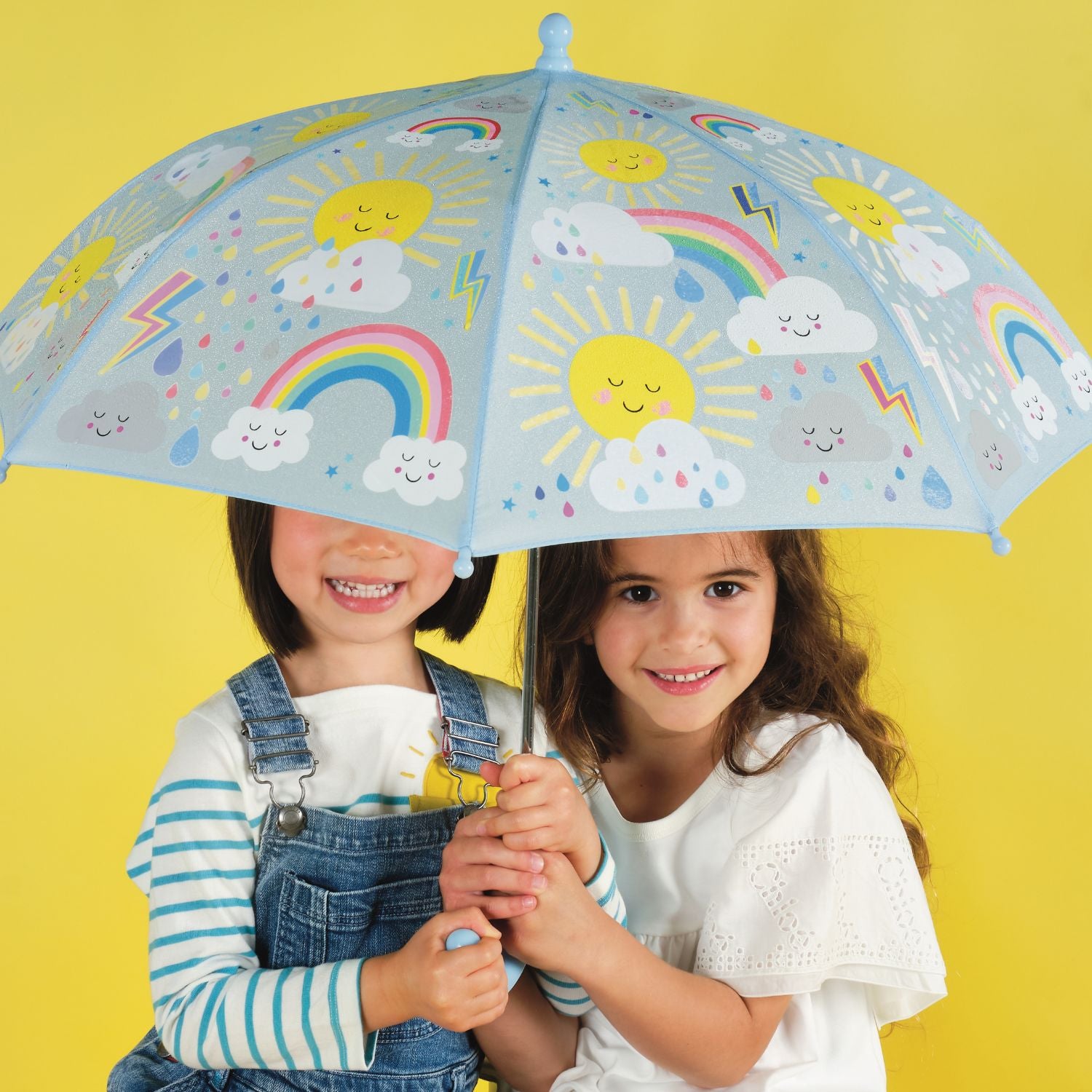 Floss & Rock - Sun & Clouds - Colour Changing Umbrella Childrens Umbrella